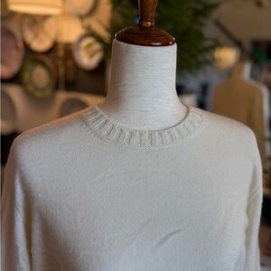 Polo by Ralph Lauren 100% Cashmere Cream Crew Neck Sweater